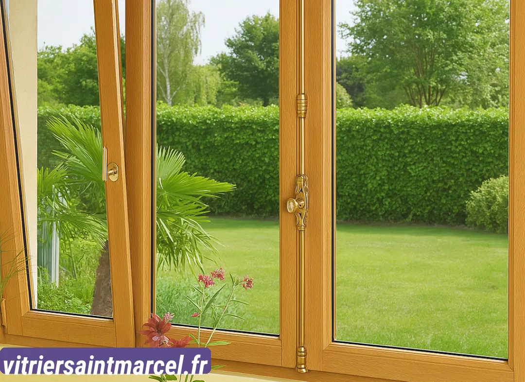 Installation de fenêtre en bois sur mesure Saint-Marcel